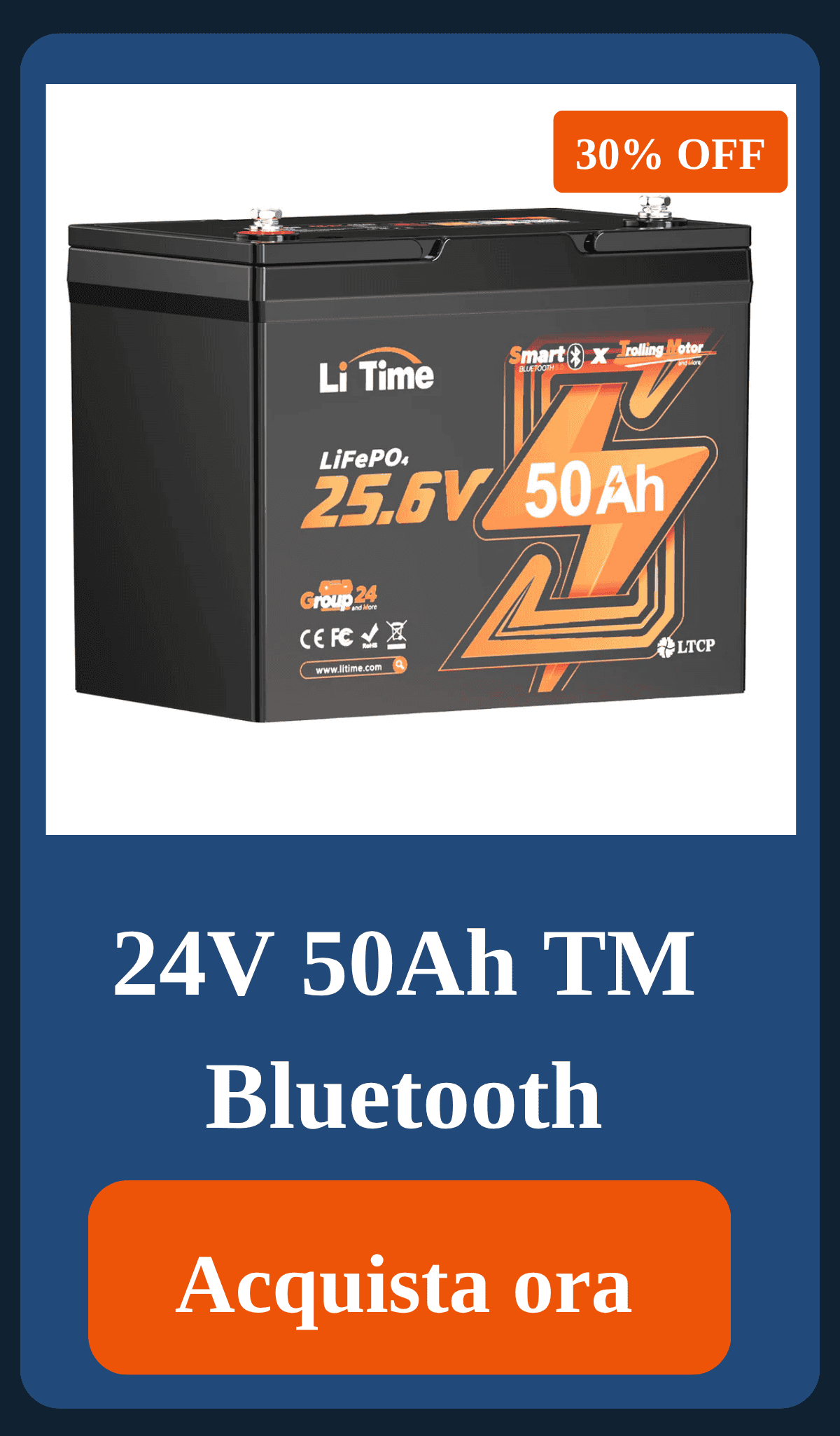 24V 50Ah TM Bluetooth