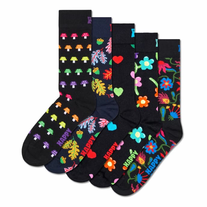 Confezione da 5 calzini Flower Mix