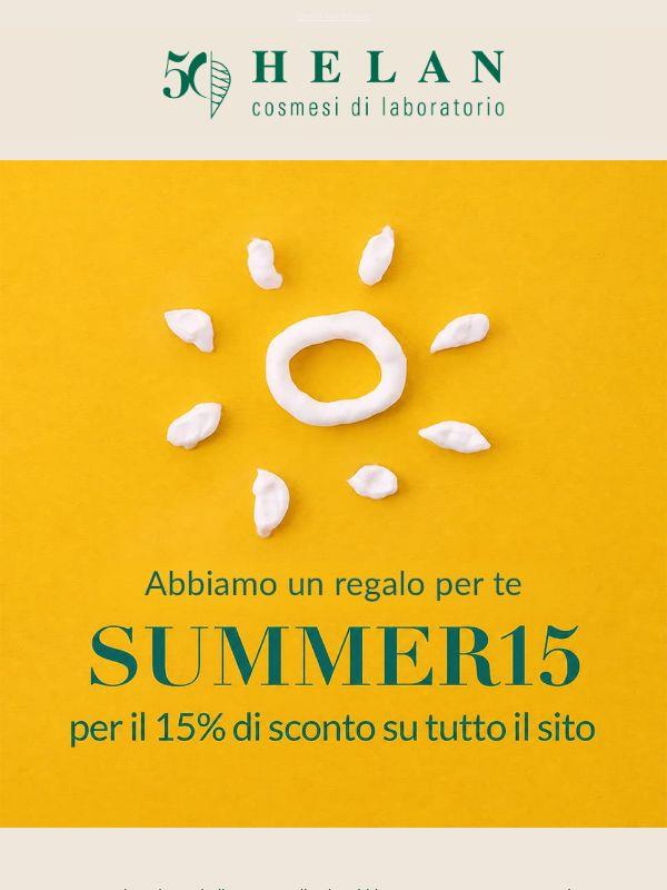Fai risplendere la tua estate! ✨ -15% per te