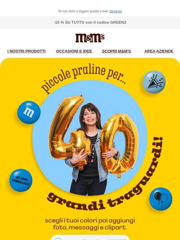 Celebra grandi traguardi con gli M&M’S