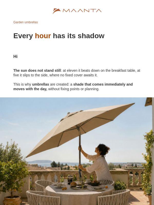 Shade that moves with you