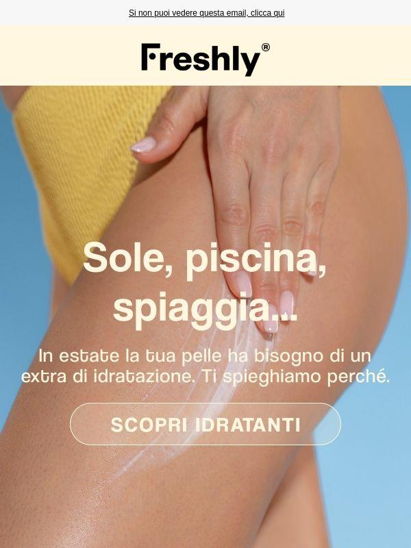 Pelle secca e che tira in estate?