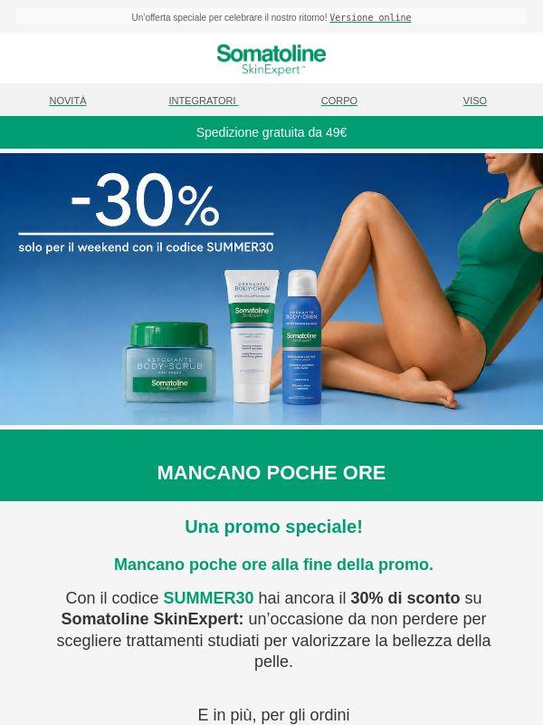 La promo Summer30 sta per finire