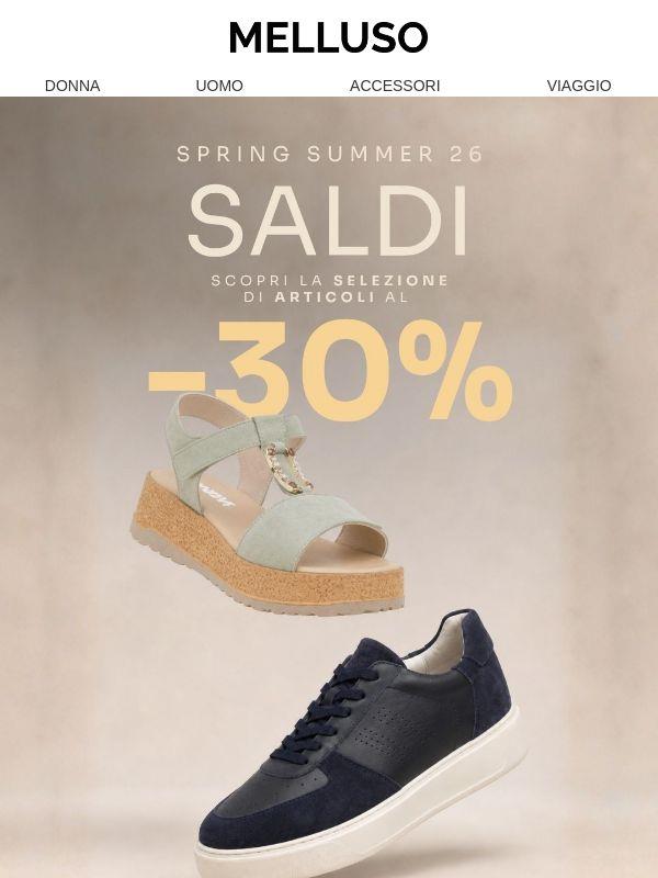 Saldi Melluso: fino al 30% su una selezione di articoli🙂