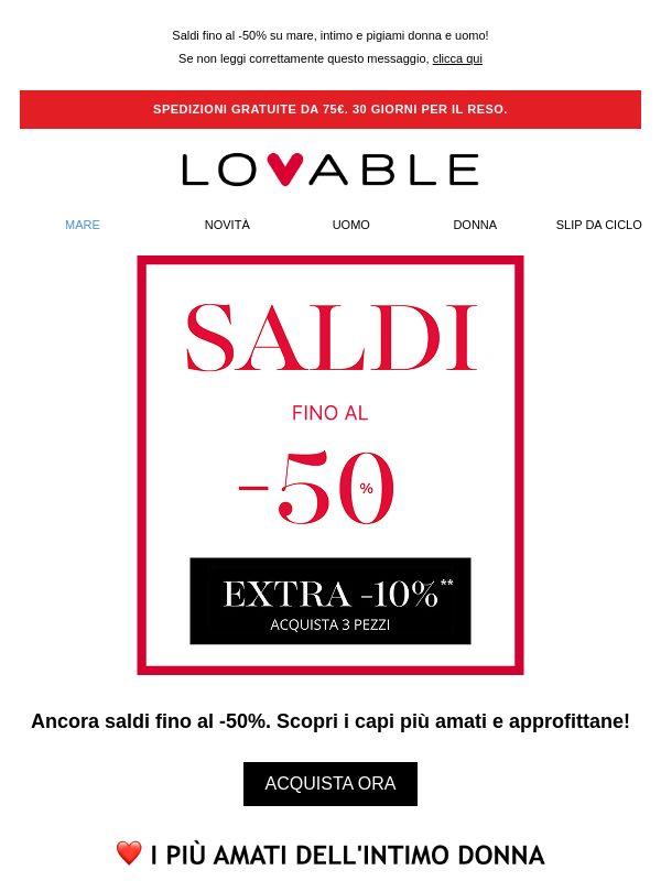 Continuano i saldi fino al -50%