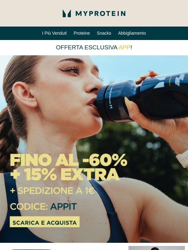 Fino al -60% + 15% Extra + Spedizione a 1€ 🎉
