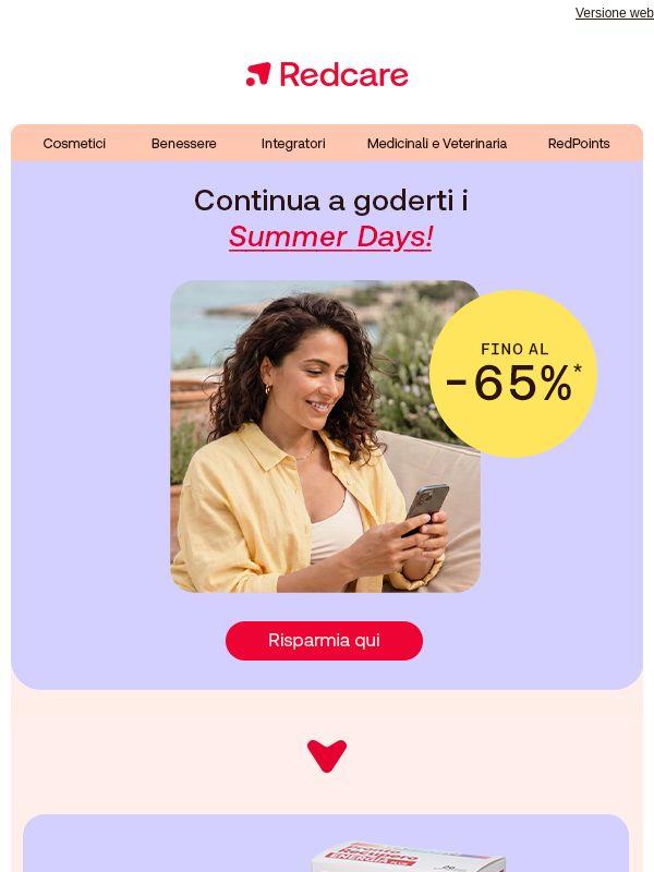 Summer Days: risparmia fino al -65% 😎