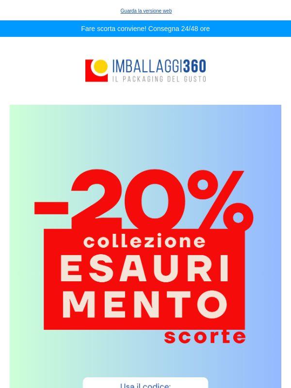 🔥 Scopri l’offerta Esaurimento Scorte — Risparmia il 20% ora