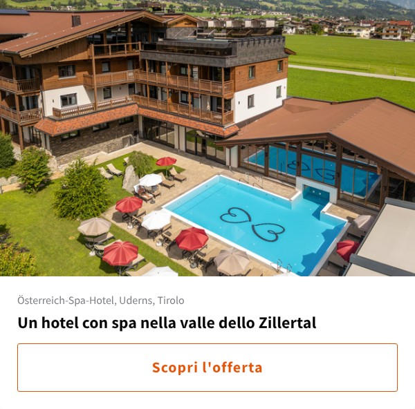 Un hotel con spa nella valle dello Zillertal