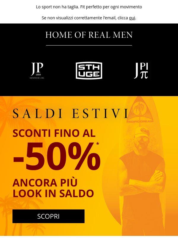 Saldi estivi ! Risparmia fino al 50%