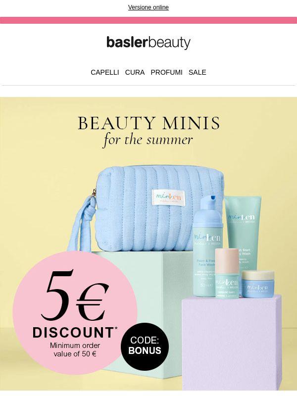 Mini prodotti di bellezza per l'estate 🌴 + 5 € in omaggio