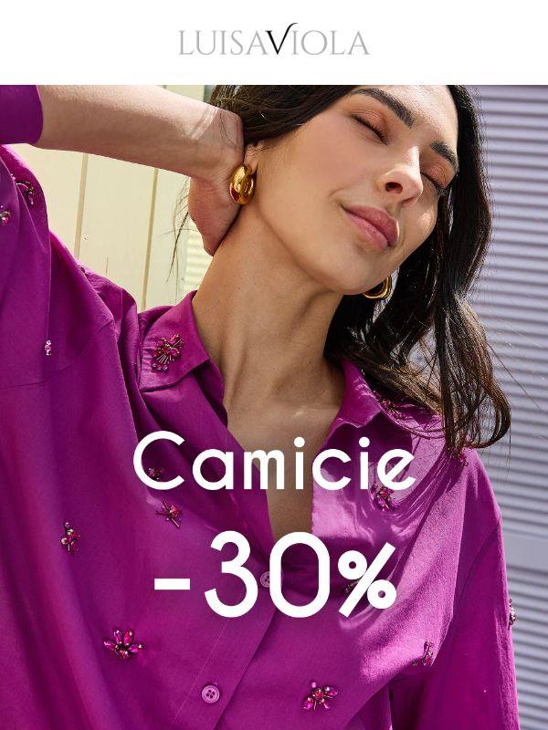 Le camicie che ami al -30%