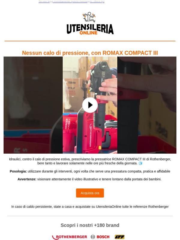 Nessun calo di pressione, con ROMAX COMPACT III 🚿