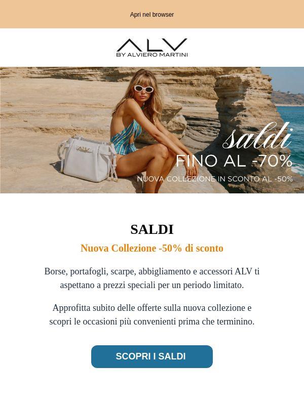 Continuano i SALDI ALV: nuova collezione al -50% 🔥