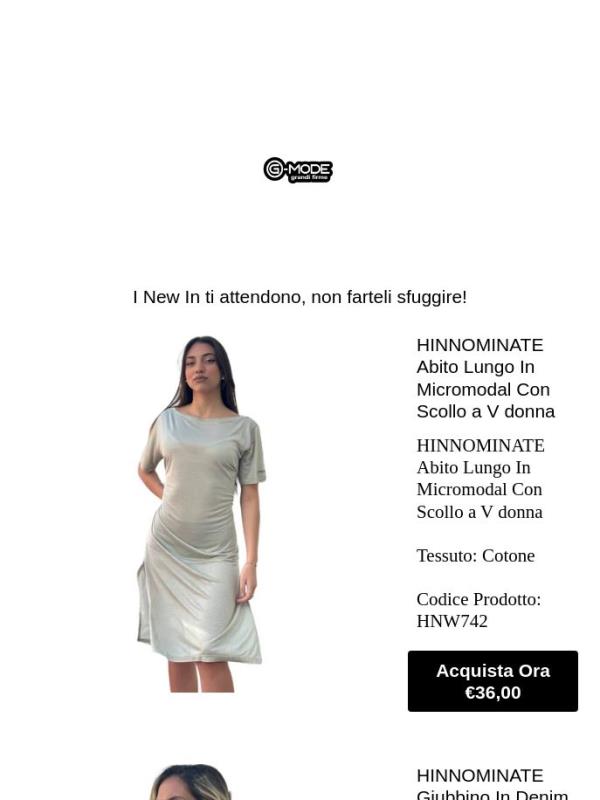 Scopri i New In di questa settimana!