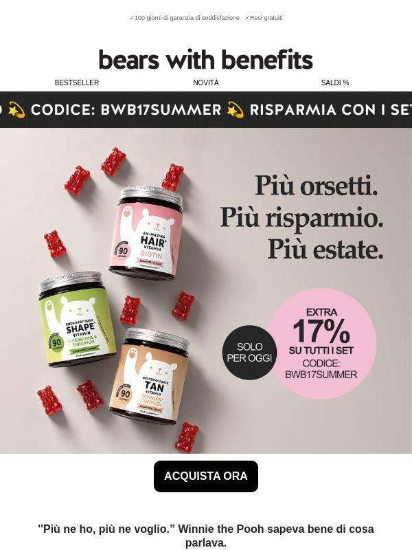 -17% extra sui nostri set già scontati!
