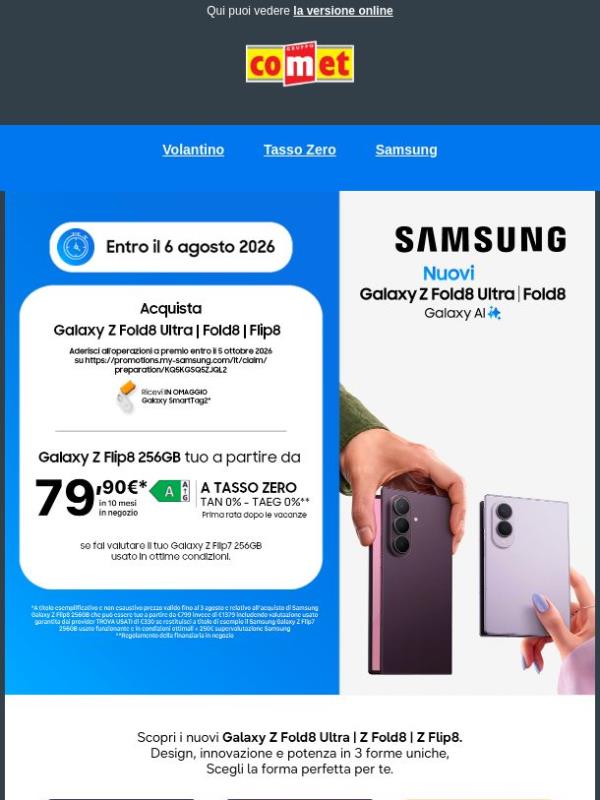 Samsung: -100€ per te 🎁