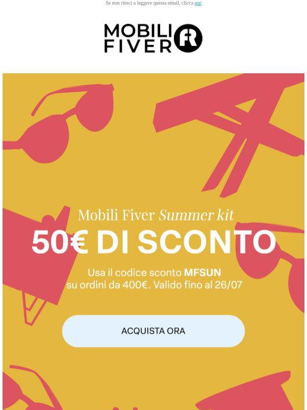 €50 di sconto sul tuo prossimo ordine