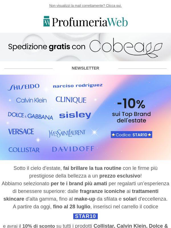 ✨ -10% sui Top Brand dell'estate!
