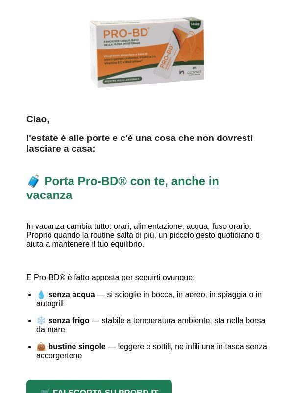 In valigia c'è posto anche per il tuo equilibrio 🧳