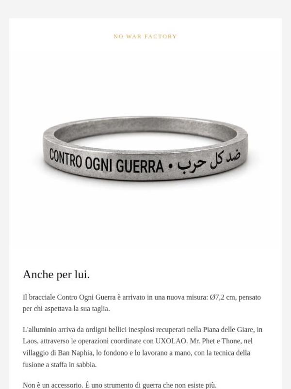 Anche per lui. 14 pezzi, non di più.