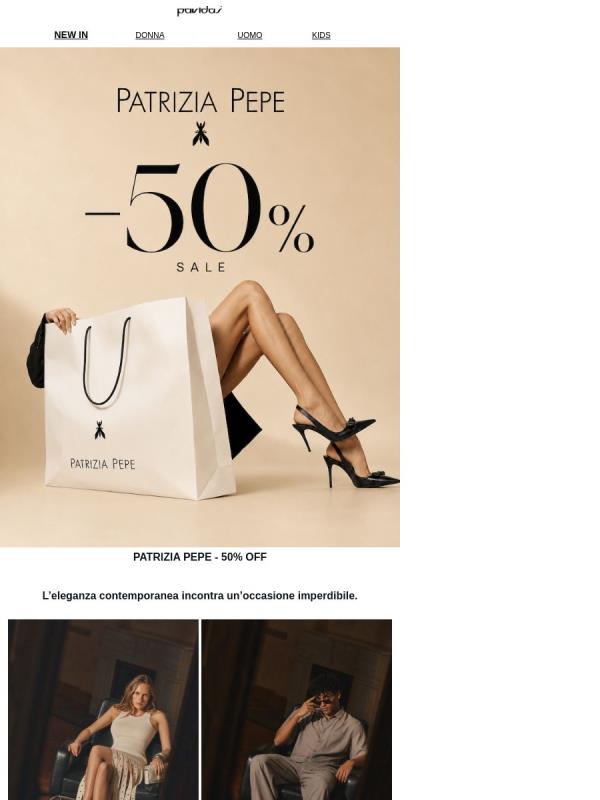 Patrizia Pepe al 50% :