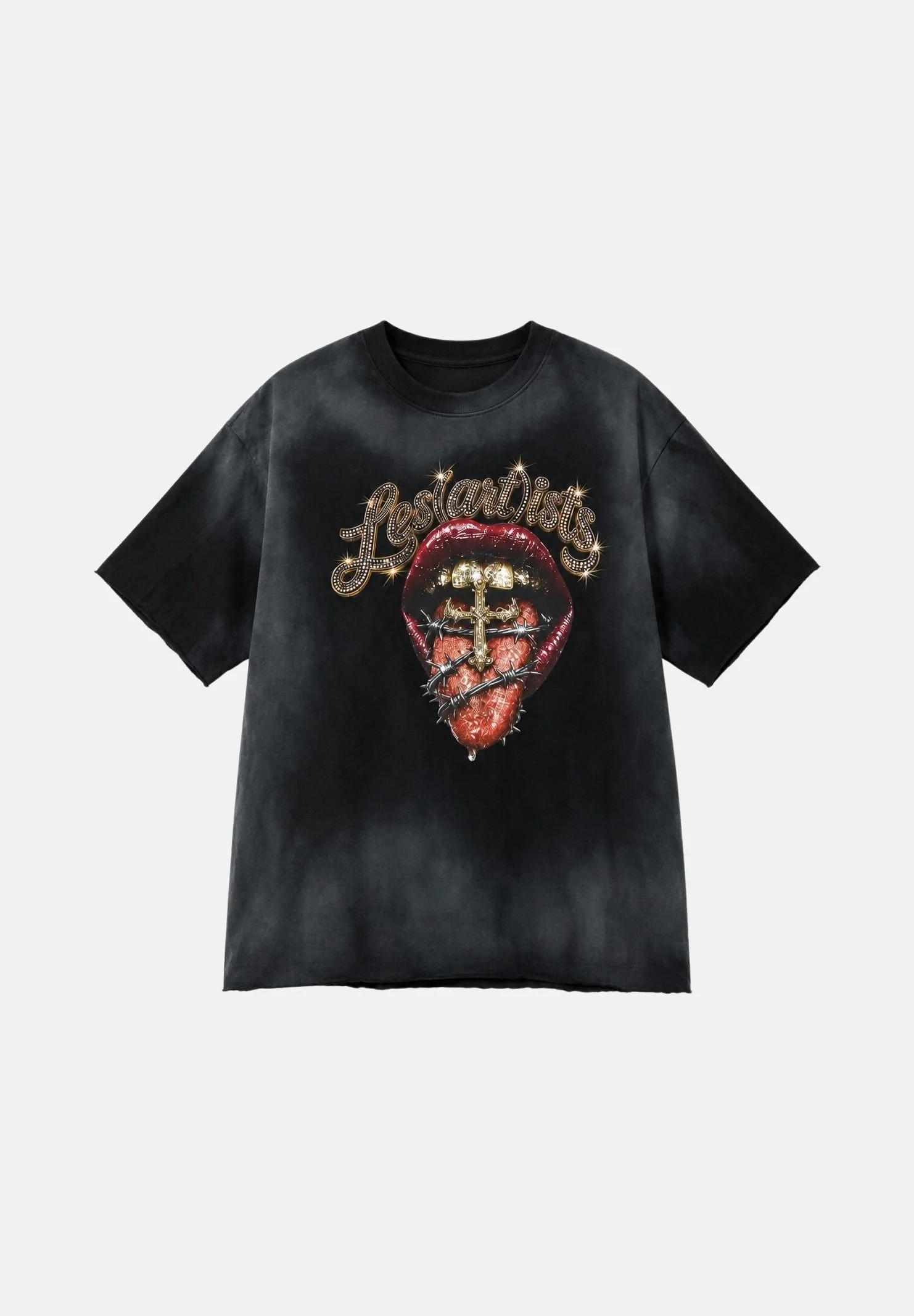 Image of LES ARTISTS T-shirt NATIVE Black per uomo e donna