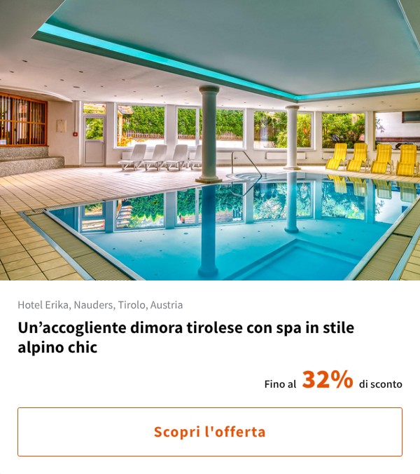 Un’accogliente dimora tirolese con spa in stile alpino chic