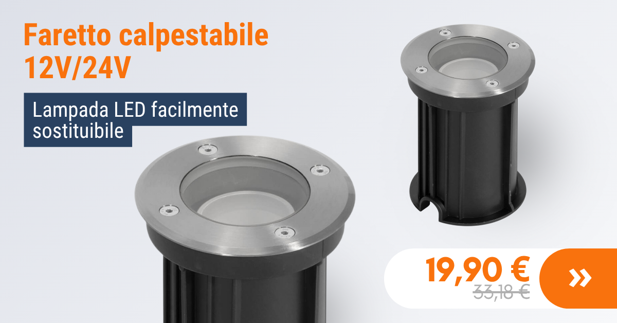 Faretto capestabile 12V/24V