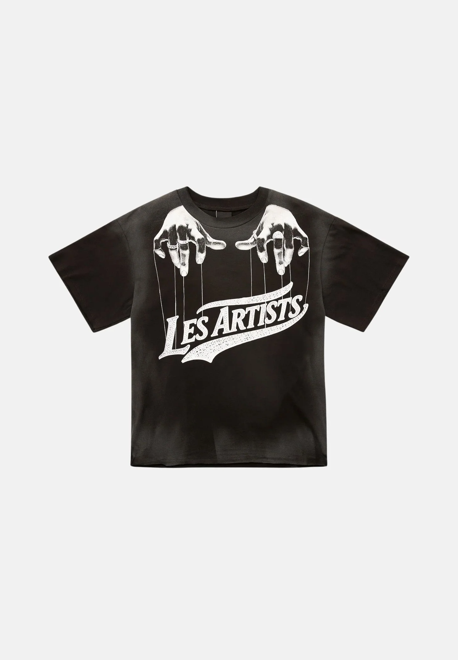 Image of LES ARTISTS T-shirt HANDS Black per uomo e donna