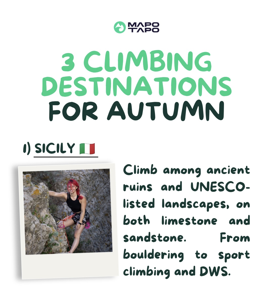 3 CLIMBING DESTINATIONS FOR AUTUMN