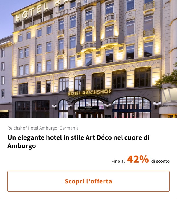 Un elegante hotel in stile Art Déco nel cuore di Amburgo