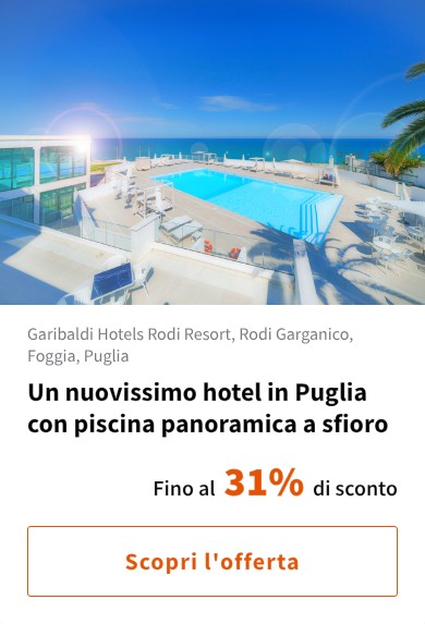Un nuovissimo hotel in Puglia con piscina panoramica a sfioro
