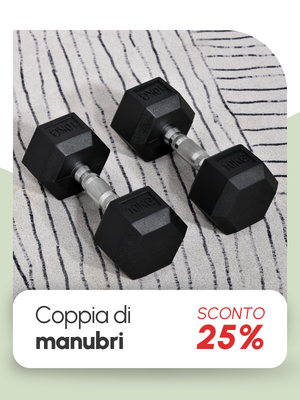 Coppia di manubri da 10 kg