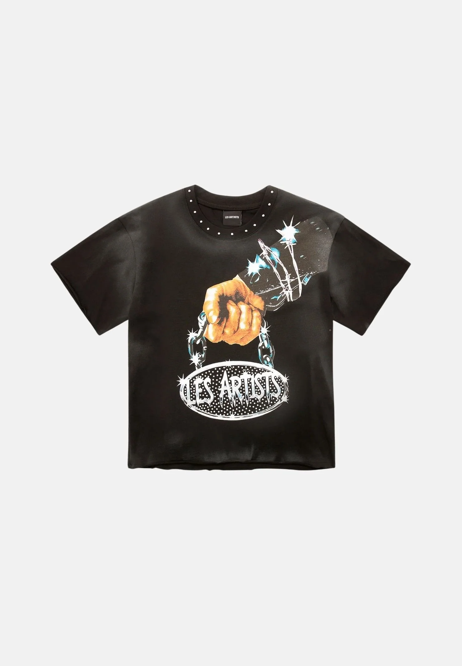 Image of LES ARTISTS T-shirt LES ARTISTS CHAIN  per uomo e donna con stampa grafica