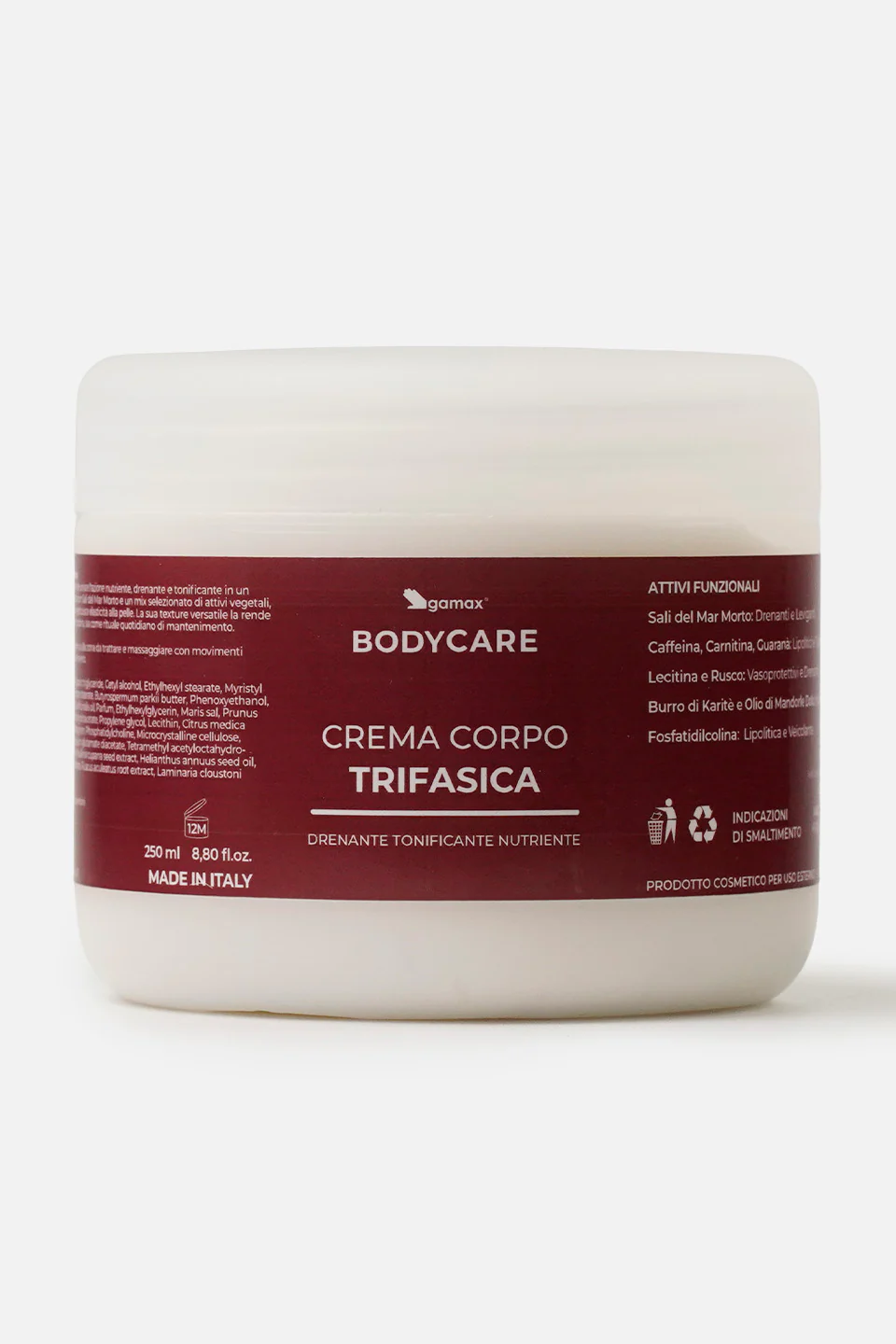 Image of Crema Corpo Trifasica - Drenante Tonificante Nutriente 250 ml