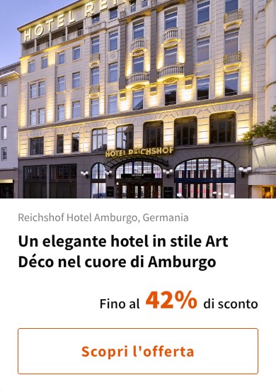 Un elegante hotel in stile Art Déco nel cuore di Amburgo