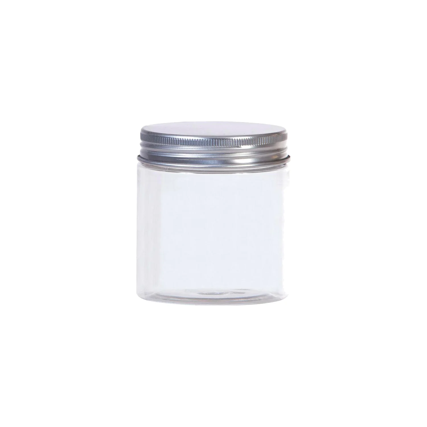 Image of Barattolo Plastica Trasparente con Coperchio