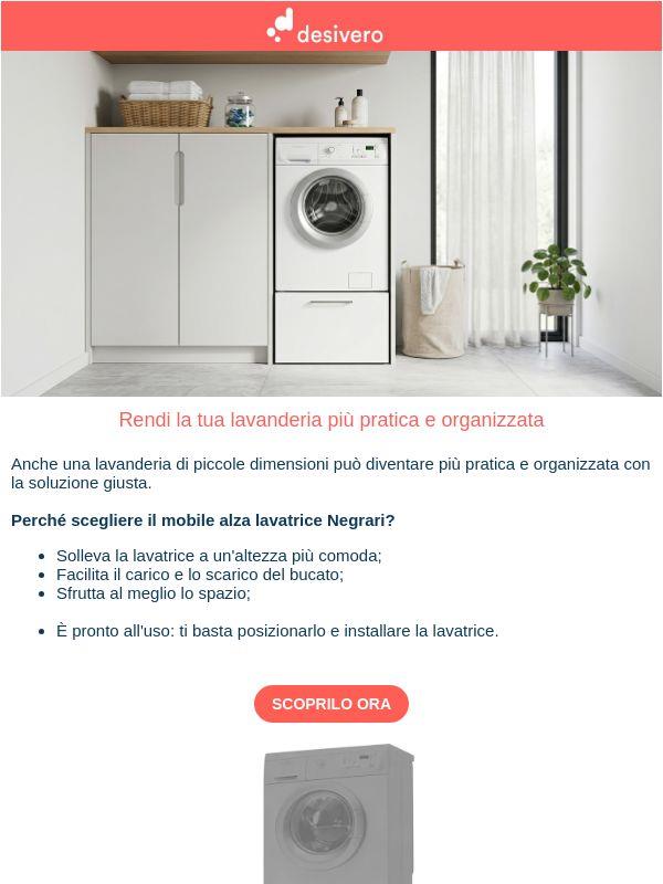 Mobile alza lavatrice Negrari: il tuo alleato per una lavanderia ordinata
