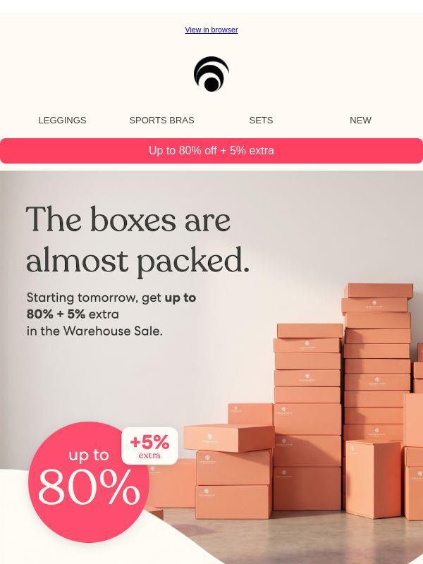 Everything must go! 📦