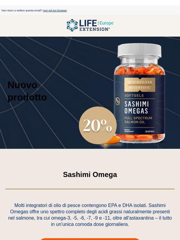 NOVITÀ: Multi-omegas. Offerta lancio al 20%!