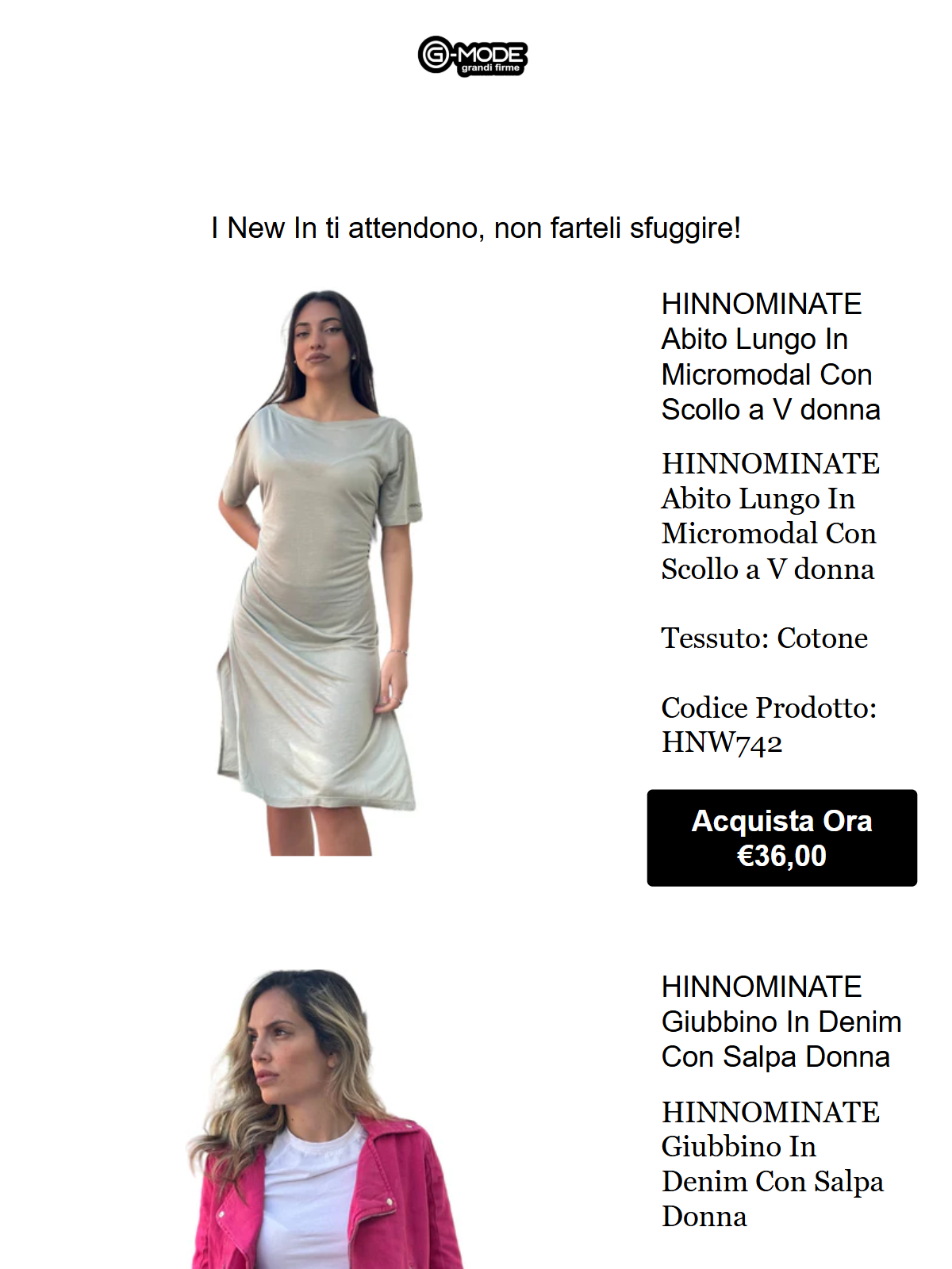 Scopri i New In di questa settimana!