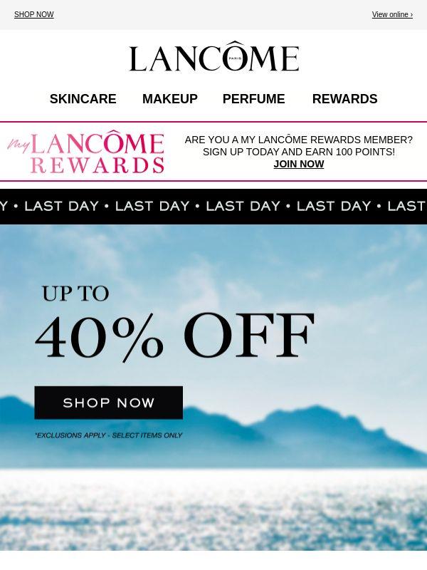 Ends Tonight | Up to 40% OFF