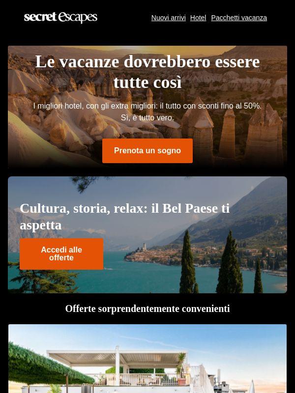 Alcune offerte si prenotano da sole