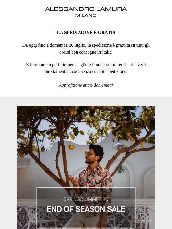 Ordina entro il 26 luglio: la consegna in Italia è gratuita.
