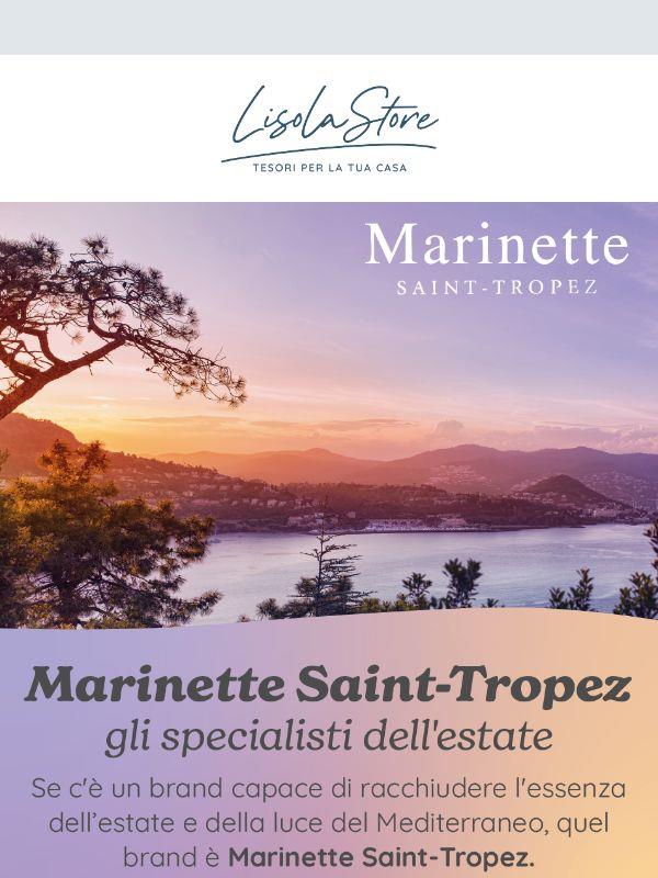 🌊 Scopri gli specialisti del tessile estivo: i prodotti di Marinette Saint-Tropez a prezzi speciali