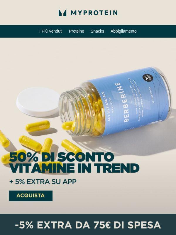 SOS Estate ☀️ -50% sulle Vitamine in Trend