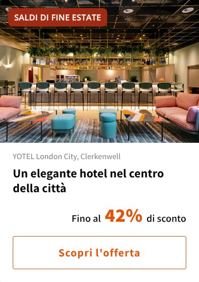 Un elegante hotel nel centro della città