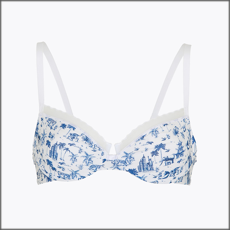 Image of REGGISENO CON FERRETTO MY DAILY COMFORT PRINTED LOVABLE