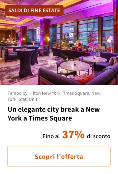 Un elegante city break a New York a Times Square